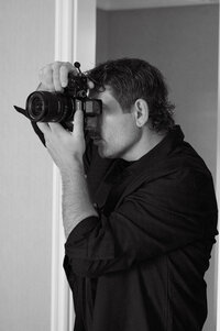 black and white photo of the worlds best wedding photographer