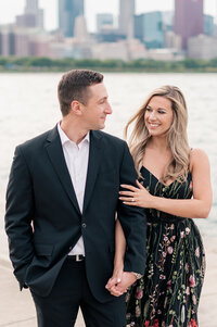 Engagement photo ideas at Museum Campus in Chicago