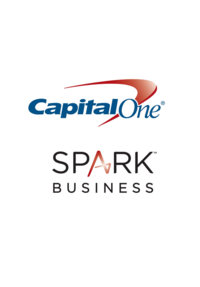 An ipad with a white background and the Capital One Spark logo - Bloom by bel monili