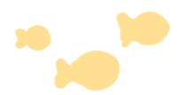 The Extraordinary Foundation brand element fish yellow