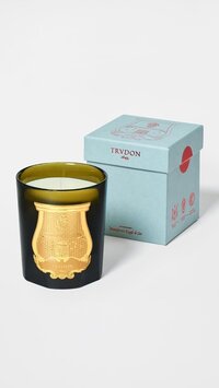 Luxury Cire Trudon scented candle in green glass and gift box – refined and timeless gift from Sweet Pea Ink Creative.