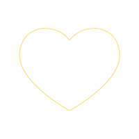 yellow-heart-outline