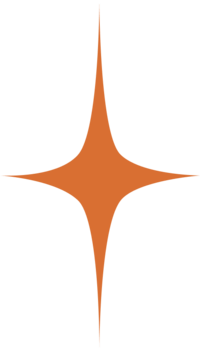 Élément graphique issue de l'identité visuelle de Fenicia Studio, il représente une étoile en référence aux marques du secteur culturel qu'elle aide à faire briller.