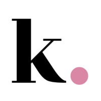 K Logo Submark rosa