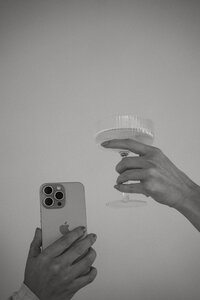Brand Photos, Cell Phone, Champagne, Social Media Agency Branding, Social Media Management