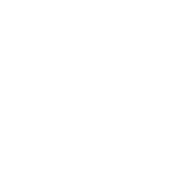 Simple white silhouette of a chicken.