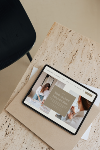 Typografie selectie op iPad voro Listing and Living