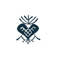 illustration of a heart with branches radiating off of it