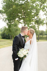 Bright and airy wedding photos for the joyful couple