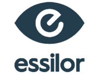 Essilor logo in blue