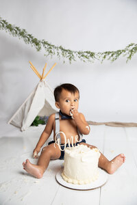 Black and white maternity session in studio in Cullman Alabama