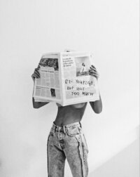 An image in The Aesthetic Edit's portfolio inspiration section, highlighting the concept of individuality with a balance, a key consideration in crafting unique brand aesthetics and website designs for female entrepreneurs.
