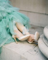 Beautiful heeled shoes