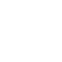 White illustration of mountains and trees