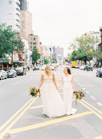 Same sex New York City wedding