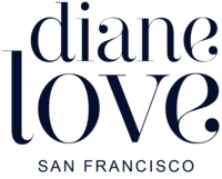 Diane Love San Francisco logo navy