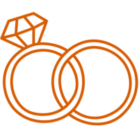 rings that show officiant logo