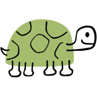 Turtle Child Drawing