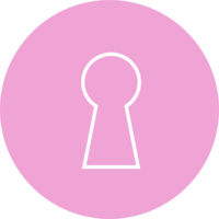 pink key