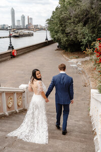 Just Married Winter Wedding