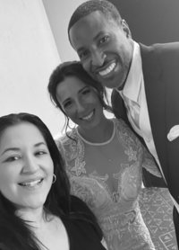 Wedding Planner with Couple at Hotel Contessa in San Antonio