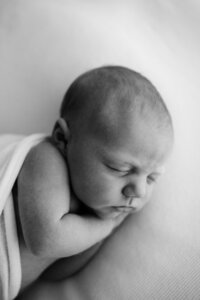 Newbornshoot in studio