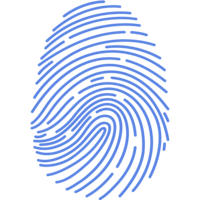 Fingerprint icon symbolizing Erud AI's specialization in biometric data modalities for secure and innovative AI solutions