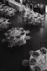 luxury wedding reception tables