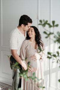 Studio Maternity Photography in Bartlett, IL by Moments by Meli