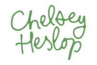 Chelsey Heslop alternate logo green