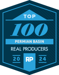 Top 300 logo badge for being top 300 producers in Real Estate  in the Permian Basin.