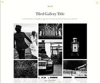 Gallery tiled Elegant Weddings Showit website plus by The Template Emporium
