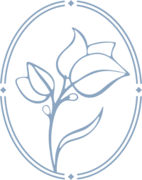 Simple floral icon