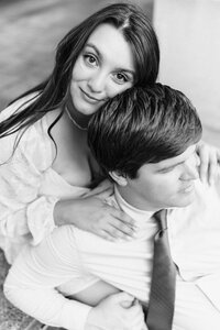 black and white couples photo