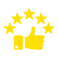 Icon indicating Crawl Space Agent has flawless 5 star customer reviews