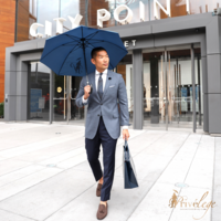 Elegant man walking confidently in timeless fashion
