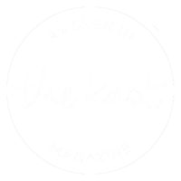The Knot Button (White on clear bg)