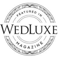 As featured in Wedluxe