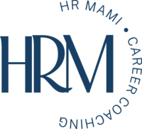HR Mami Career Coaching Submark in Nile Blue representing trusted and empowering online career coaching services for professionals seeking growth and confidence.