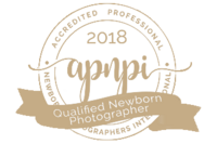 2018 APNPI Accredited Professional Qualified Newborn Photographer seal