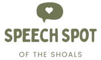 Speech Spot of the Shoals logo green