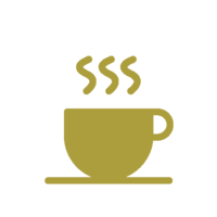 coffee icon (gold)