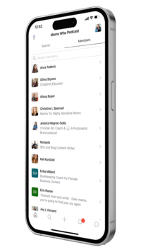 Moms Who podcast members list preview