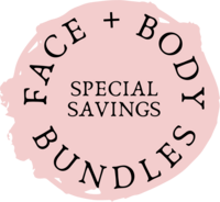 Special savings for face+body bundles sticker graphic