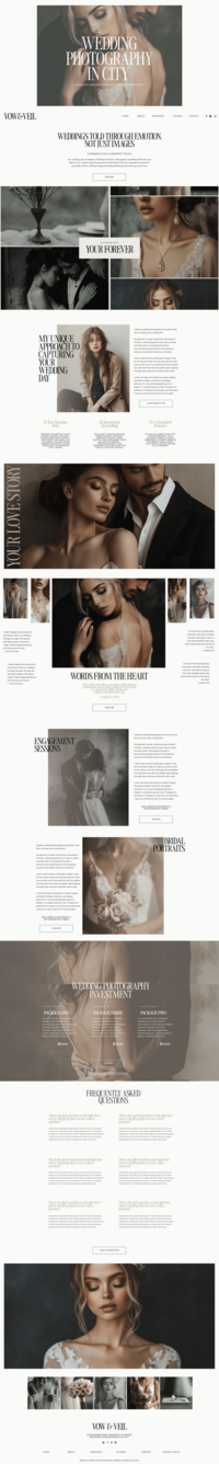 Kitch Website Showit Template Screenshot