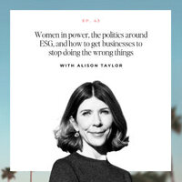 Podcast cover from Women Changing the World conversation with Alison Taylor