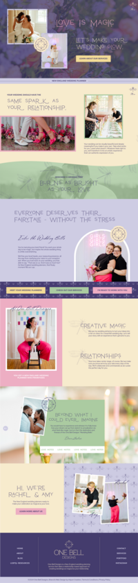 Homepage of Harry's website