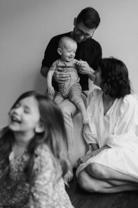 Kalispell Montana in home family session