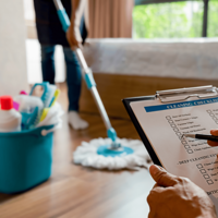 fresh nest green cleaning deep cleaning a house in Edmonton with a checklist