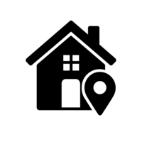 Home icon representing New York City and New Jersey where Alex Kaplan built his career as a professional headshot photographer